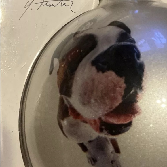 Boxer Glass Christmas Ornament Hanadeka Club By Yoneo Morita Holiday 2005 New - Picture 14 of 16